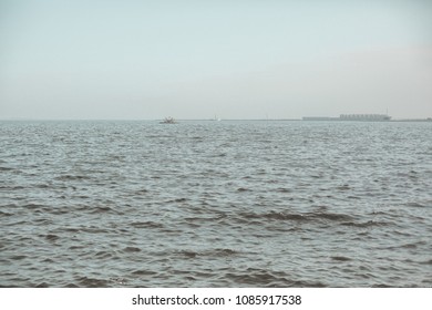 Caspian Sea Waves Grey Water Background Stock Photo 1085917538 ...