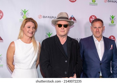 Cassandra Campbell, Darrell Hammond, Dennis O'Leary Attend DarkPulse Presents Comedians And Progress Humanity Against World Conflict At The Comedy Store, Hollywood, CA On March 27, 2022