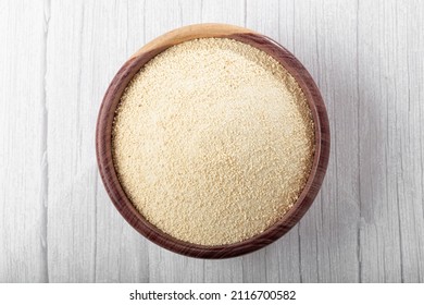 Cassava Flour In The Bowl.