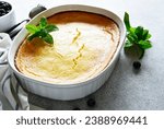 Casserole with cottage cheese. Cottage cheese pie.