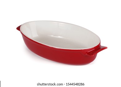 Casserole Dish Isolated On White Background