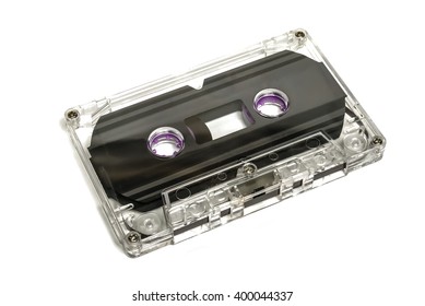 Cassett Tape White Background Stock Photo 400044337 