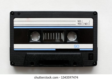 Cassette tape, retro audio cassette
