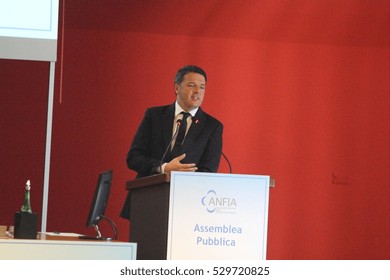 Cassino - Italy - November 24, 2016 - Matteo Renzi Speaks To Industry And Workers To Fca Conference