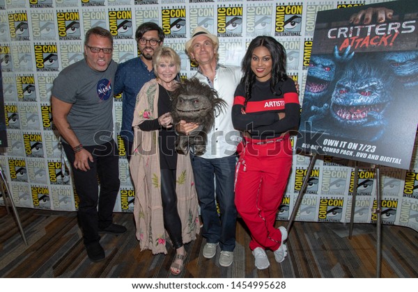 Cast Critters Attack Attends 2019 Comiccon Stock Photo Edit