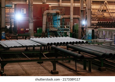 Cast Iron Pipes Manufacturing Process Stock Photo 2173389117 | Shutterstock