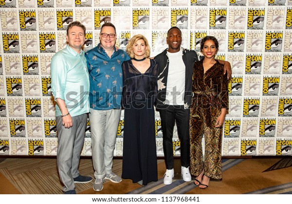 Cast Producers Attend Dr Who Press Stock Photo Edit Now