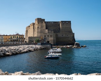 castel dell'ovo on the Naples waterfront - Shutterstock ID 1570544662