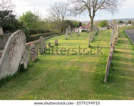 Castel graveyard in Guernsey