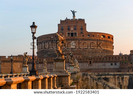 
Castel Sant'Angelo is a Roman architectural monument also known as Hadrian's Mausoleum, sometimes called Sad Castle