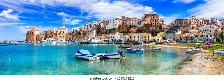 Castellammare del Golfo - beautiful coastal town in Sicily. Italy - Shutterstock ID 1050171218