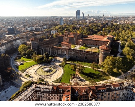 Castello Sforzesco, Sforza Castle, Milano city, Milano historic, Castello di Porta Giova 