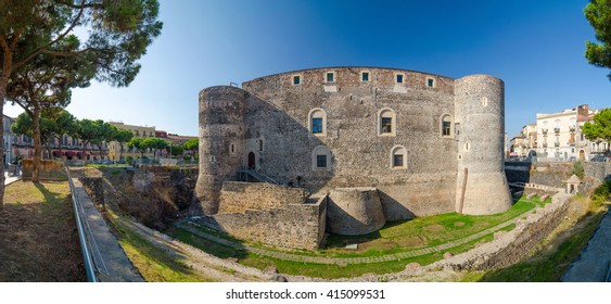 Castello Ursino (Bear Castle), Also Known As Castello Svevo Di Catania, Is A Castle In Catania, Sicily, Southern Italy. It Was Built In The 13th Century As A Royal Castle Of The Kingdom Of Sicily.