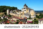 Castelnaud castle which was formerly occupied by the English during the Hundred Years War