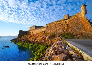 Castelo De San Anton In La Coruna Of Galicia Spain