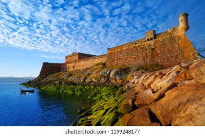 Castelo De San Anton In La Coruna Of Galicia Spain