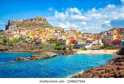 Castelsardo Town And Comune In Sardinia, Province Of Sassari, Italy. 