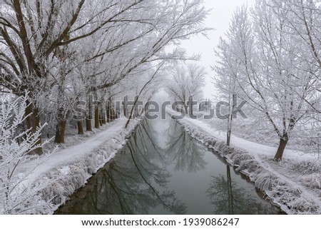 Similar – Foto Bild Winterzauber Landschaft