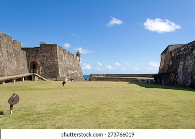 Castillo De San Cristobal, In Old San Juan, Puerto Rico.