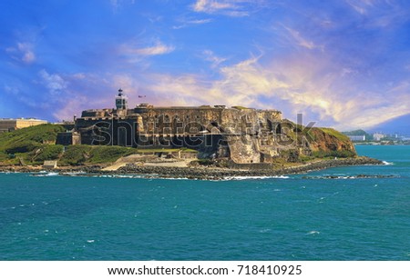 Castillo San Felipe del Morro in San Juan, Puerto Rico