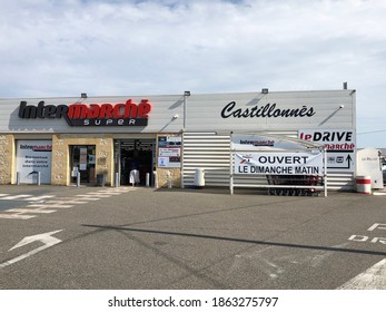 Castillonnes France July 2020 Branch Supermarket Stock Photo 1863275797 ...