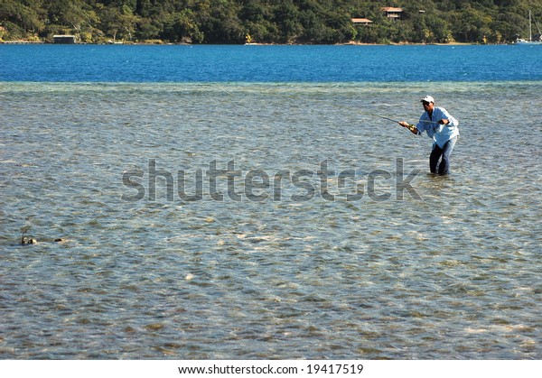 casting for bonefish