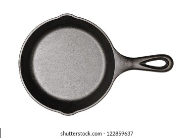 Cast-iron frying pan (clipping path included)