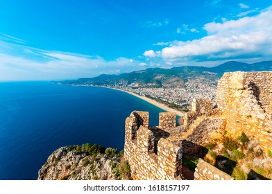 The Castle of Alanya Town in Turkey