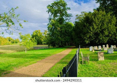 Castle Ashby Gardens offer a stunning blend of lush greenery, manicured lawns, and picturesque landscapes surrounding the historic estate, showcasing classic British elegance - Powered by Shutterstock