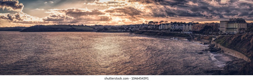 Castle Beach Falmouth Cornwall Uk 