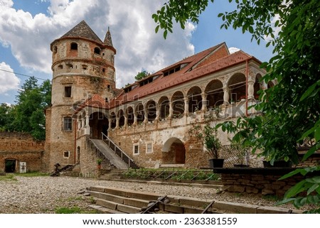 The Castle of Bethlen at Cris in Romania