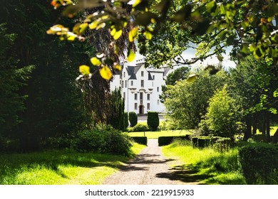 Castle Of Blair Atholl In Summer 