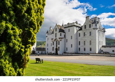 Castle Of Blair Atholl In Summer 