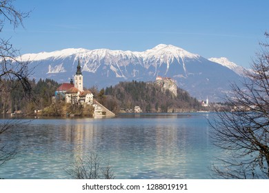 The castle of Bled in Slovenia - Shutterstock ID 1288019191