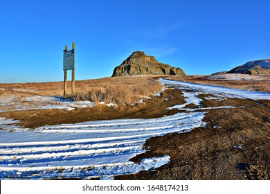 Castle Butte In Southern Saskatchewan, Canada