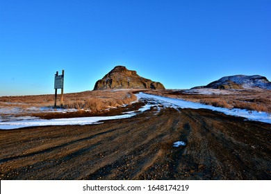 Castle Butte In Southern Saskatchewan, Canada