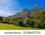 The castle of Caen city in Normandy