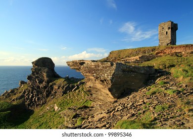 Castle At Cliffs Of Moher, Ireland