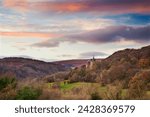 Castle coch (castell coch) (the red castle), tongwynlais, cardiff, wales, united kingdom, europe