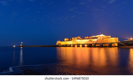 Castle Cornet St Peter Port Guernsey At Night