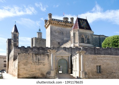 The Castle Of The Dukes Of Uzès In Southern France