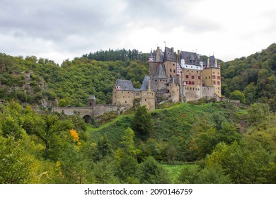 Castle Eltz - Gothic castle located on the hill in Moselle valley, Germany