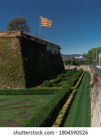 Montjuïc Castle Fortification - Editorial: Barcelona / Spain; 6 November 2019