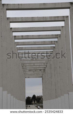 Similar – Image, Stock Photo Column with Schwerin city castle in the background