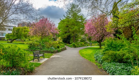 Castle Gardens In Leicester, England
