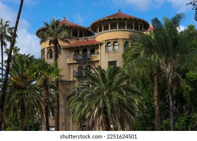 Castle Green in Pasadena, Los Angeles County. The building is a Nationally Registered Historic Monument and a local landmark.  - Shutterstock ID 2251624501
