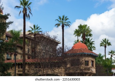 Castle Green in Pasadena, Los Angeles County. The building is a Nationally Registered Historic Monument and a local landmark.  - Shutterstock ID 2251630003