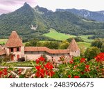 Castle of Gruyere in the Swiss Alps