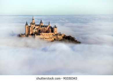 Castle Hohenzollern Over The Clouds