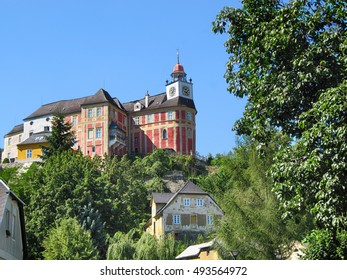 The Castle Jansky Hill (Jansky Vrch) above Town Javornik, Olomouc Region, Czech Republic/The Castle Jansky Hill